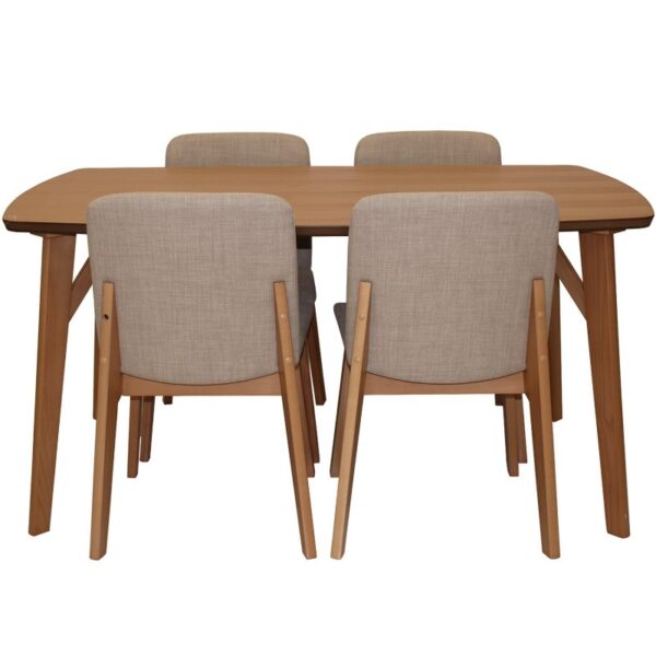 Mesa comedor madera color haya