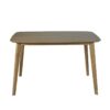 Mesa comedor extensible madera color roble